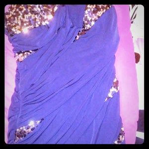 Fancy strapless short dress